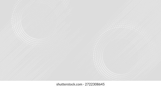 Fondo de textura de tecnología de luz de onda gris blanco. Abstractas concepto digital de big data moderno punteado. Ilustración de Vector