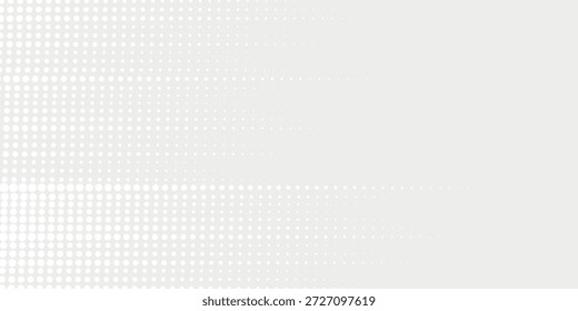 Dot white gray wave light technology texture background. Abstract big data digital concept.