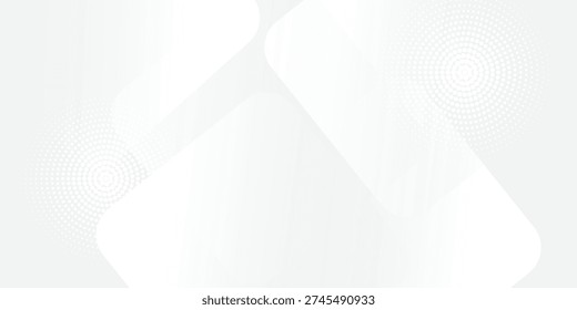 Dot white gray wave light technology texture background. Abstract big data digital concept.