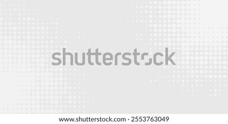 Dot white gray wave light technology texture background. Abstract big data digital concept. 