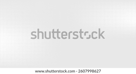 Dot white gray wave light technology texture background . Abstract big data digital concept style