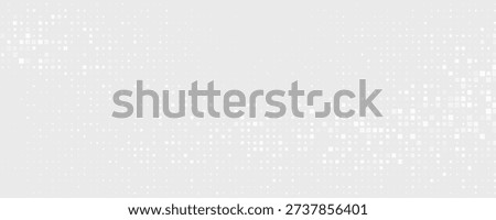 Dot white gray wave light technology texture background. Abstract big data digital concept. vector ilustration.

