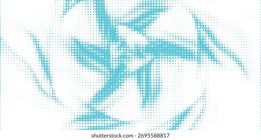Dot white green wave light technology texture background. white halftone backgrond	