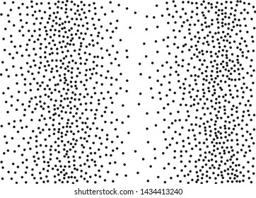 Dot work sphere. Pointillism style. Vintage engraved ball. Chaotic halftone circle vector logo symbol. Abstract dotted globe illustration on white background. Vector splatter of calligraphy ink
