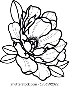 dot work tattoo sketch artwork decorative flower