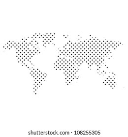 Mapa do Mundo a partir de Pontos