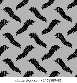 Dot Worms Seamless Vector Pattern Design