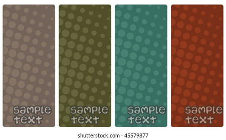 Doted banner set
