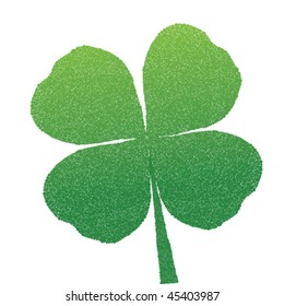 Doted clover for St. Patrick's Day