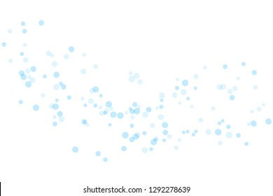 Doted confetti on white background