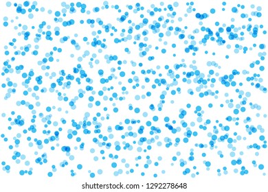 Doted confetti on white background