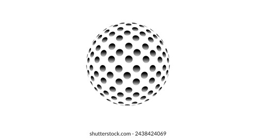 Doted logo design with modern concept| premium vector