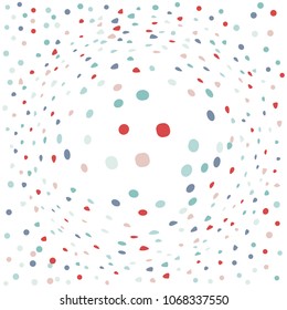 doted pattern texture with blue background