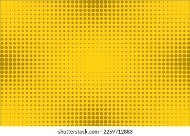 Doted yellow geomtery background texture ilustration