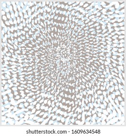 Dots . Abstract background.
Illustratively graphic poster, radial perspective, particles scatter from the center.