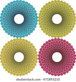 dots abstract background vector illustration on a white background