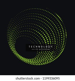 dots abstract circle background vector illustration