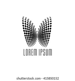 Dots Abstract logo template for branding and design