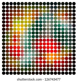 Dots abstract vector background