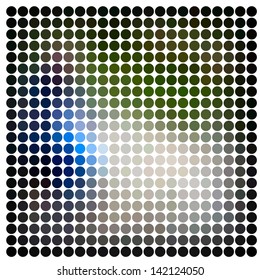 Plano de fundo vetorial abstrato de pontos