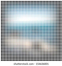 Dots abstract vector background