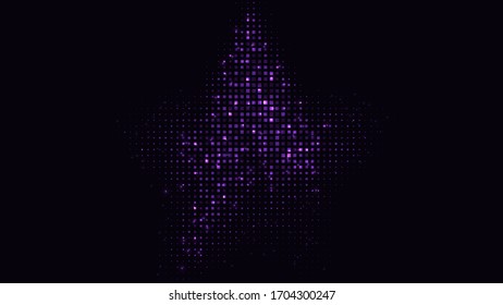 Dots abstracts circles lights violet multi in color background