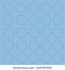 dots arranged neatly with a combination of blue colors