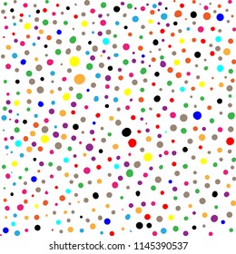 Dots backdrop Hand drawn abstract background Dot work