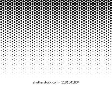 Dots Background. Abstract Backdrop. Monochrome Gradient Texture. Points Grunge Pattern. Vector illustration