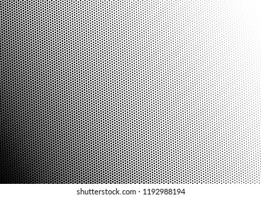 Dots Background. Abstract Black and White Overlay. Fade Pop-art Backdrop. Monochrome Distressed Pattern. Vector illustration