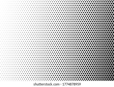 Dots Background. Abstract Fade Texture. Vintage Pop-art Pattern. Grunge Distressed Backdrop. Vector illustration