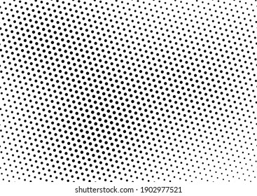 Fondo de puntos. Resumen De La Superposición Grunge. Patrón Pop-art de degradado. Fondo monocromo. Ilustración del vector