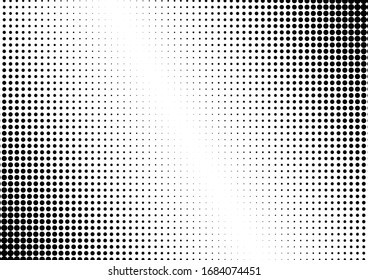 Dots Background. Abstract Grunge Texture. Pop-art Backdrop. Points Fade Overlay. Vector illustration