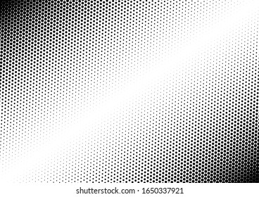 Dots Background. Abstract Halftone Backdrop. Monochrome Distressed Pattern. Gradient Texture. Vector illustration