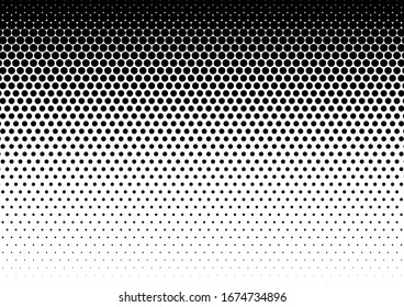 Dots Background. Abstract Monochrome Pattern. Pop-art Fade Backdrop. Vintage Overlay. Vector illustration