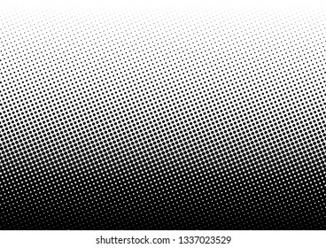 Dots Background. Abstract Overlay. Black and White Pattern. Gradient Texture. Vector illustration