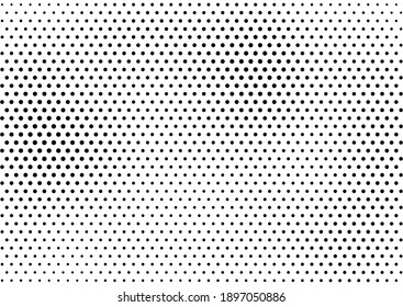Fondo de puntos. Superposición abstracta. Patrón de angustia en blanco y negro. Fondo de degradado monocromo. Ilustración del vector