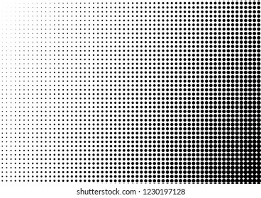 Dots Background. Abstract Pop-art Overlay. Distressed Backdrop. Monochrome Texture. Vector illustration