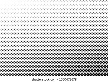 Dots Background. Abstract Pop-art Overlay. Vintage Black and White Texture. Monochrome Pattern. Vector illustration