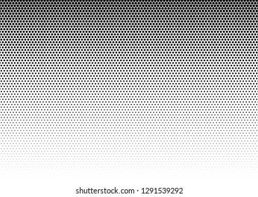 Dots Background. Black and White Abstract Texture. Gradient Pop-art Overlay. Monochrome Points Backdrop. Vector illustration