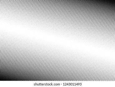 Dots Background. Black and White Backdrop. Vintage Pattern. Distressed Fade Overlay. Vector illustration