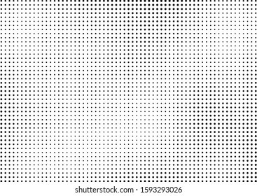 Dots Background. Black and White Backdrop. Modern Texture. Pop-art Distressed Pattern. Vector illustration