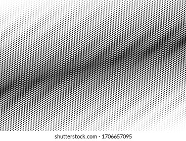 Dots Background. Black and White Backdrop. Modern Points Texture. Grunge Gradient Overlay. Vector illustration
