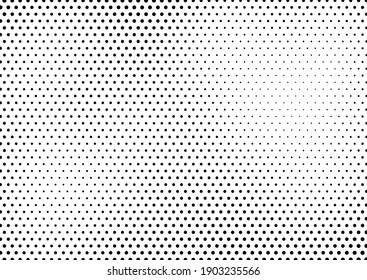 Dots Background. Black and White Backdrop. Modern Texture. Halftone Fade Overlay. Vector illustration