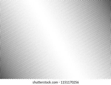 Dots Background. Black and White Grunge Overlay. Monochrome Pattern. Fade Backdrop. Vector illustration