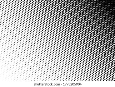 Dots Background. Black and White Grunge Overlay. Fade Abstract Backdrop. Distressed Vintage Pattern. Vector illustration
