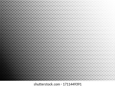 Dots Background. Black and White Halftone Pattern. Abstract Overlay. Vintage Pop-art Texture. Vector illustration