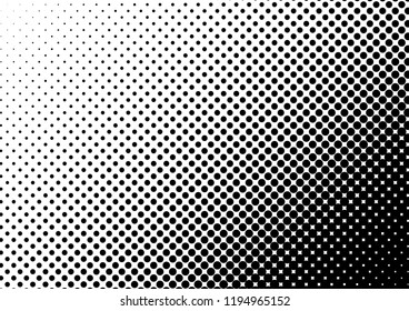 Dots Background Black White Monochrome Backdrop Stock Vector (Royalty ...