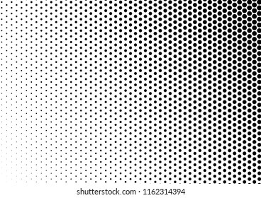 Dots Background. Black and White Overlay. Distressed Monochrome Pattern. Grunge Backdrop. Vector illustration