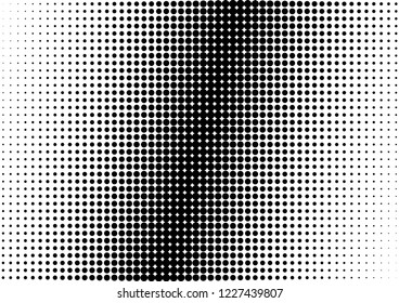 Dots Background. Black and White Overlay. Abstract Pattern. Halftone Vintage Texture. Vector illustration